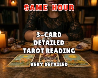3 kaarten tarotlezen, hetzelfde uur, snel antwoord, verleden, heden, toekomst, inzicht in liefde en carrière, nauwkeurige paranormale voorspelling, eerlijk medium