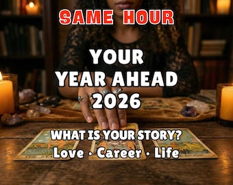 2026 Tarot Reading, 12 Month Future Forecast, Same Hour Psychic Prediction, Love and Career Life Path