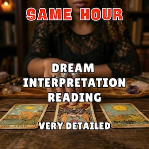 Dream Interpretation Reading | Same Hour | Nightmare Analysis | Hidden Subconscious Messages | What Does My Dream Mean? | Psychic Insight