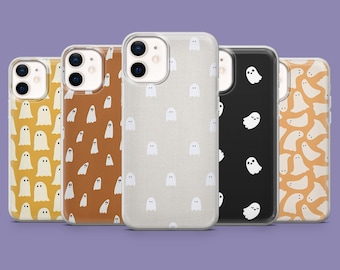 Spökskal till mobilen, läskigt fodral för iPhone 17, 16 Pro, 15, 14, 13, 12, Samsung S26, S25, S24, S23, S22, A17, Pixel 10A, 10, 9A