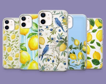 Lemon Phone Case, Sour Cover for iPhone 17, 17Pro, 16, 15, 14, 13, Samsung S25 S24Fe, S23, A16, A56, Pixel 10Pro, 9