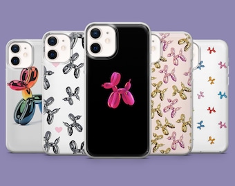 Animal Balloon Phone Case, Playfull Cover for iPhone 17, 17Pro, 16, 15, 14, 13, Samsung S25 S24Fe, S23, A16, A56, Pixel 10Pro, 9