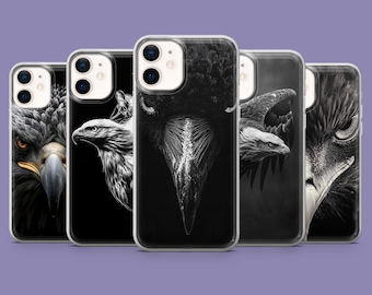 Telefonskal Eagle Sky Bird för iPhone 17, 17Pro, 16, 15, 14, 13, Samsung S25 S24Fe, S23, A16, A56, Pixel 10Pro, 9