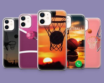 Baskeball Phone Case, Sport Cover for iPhone 17, 17Pro, 16, 15, 14, 13, Samsung S25 S24Fe, S23, A16, A56, Pixel 10Pro, 9