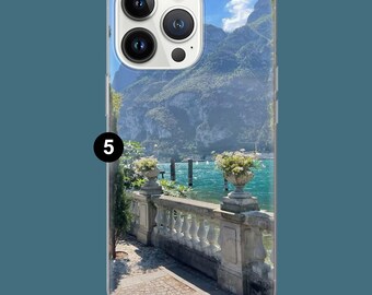 Northern Italy Scenic Phone Case, Elegant TPU Gel Cover