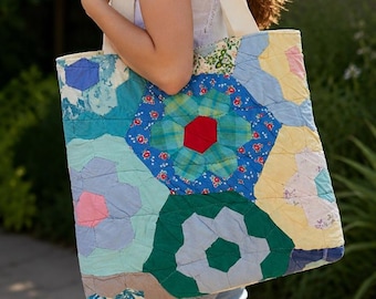 Handmade Quilted Shoulder Bag