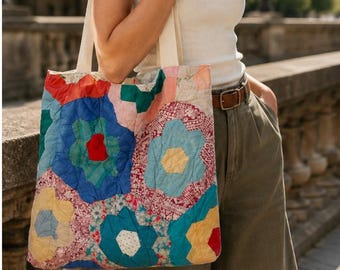 Handmade Quilted Shoulder Bag