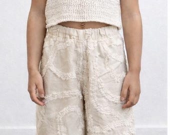 Handmade Chenille Girls Pants