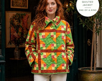 Handmade Vintage Quilted Jacket
