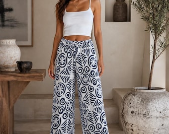 Handmade Pants made from Repurposed Quilt