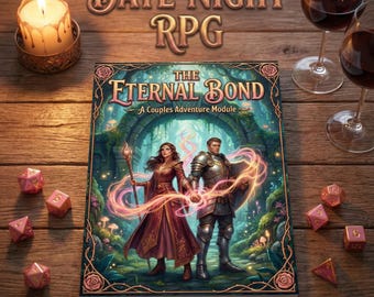 Date Night RPG for Couples: The Eternal Bond Printable Adventure | D&D Style Relationship Card Game | Gamer Anniversary Gift | Co-op PDF