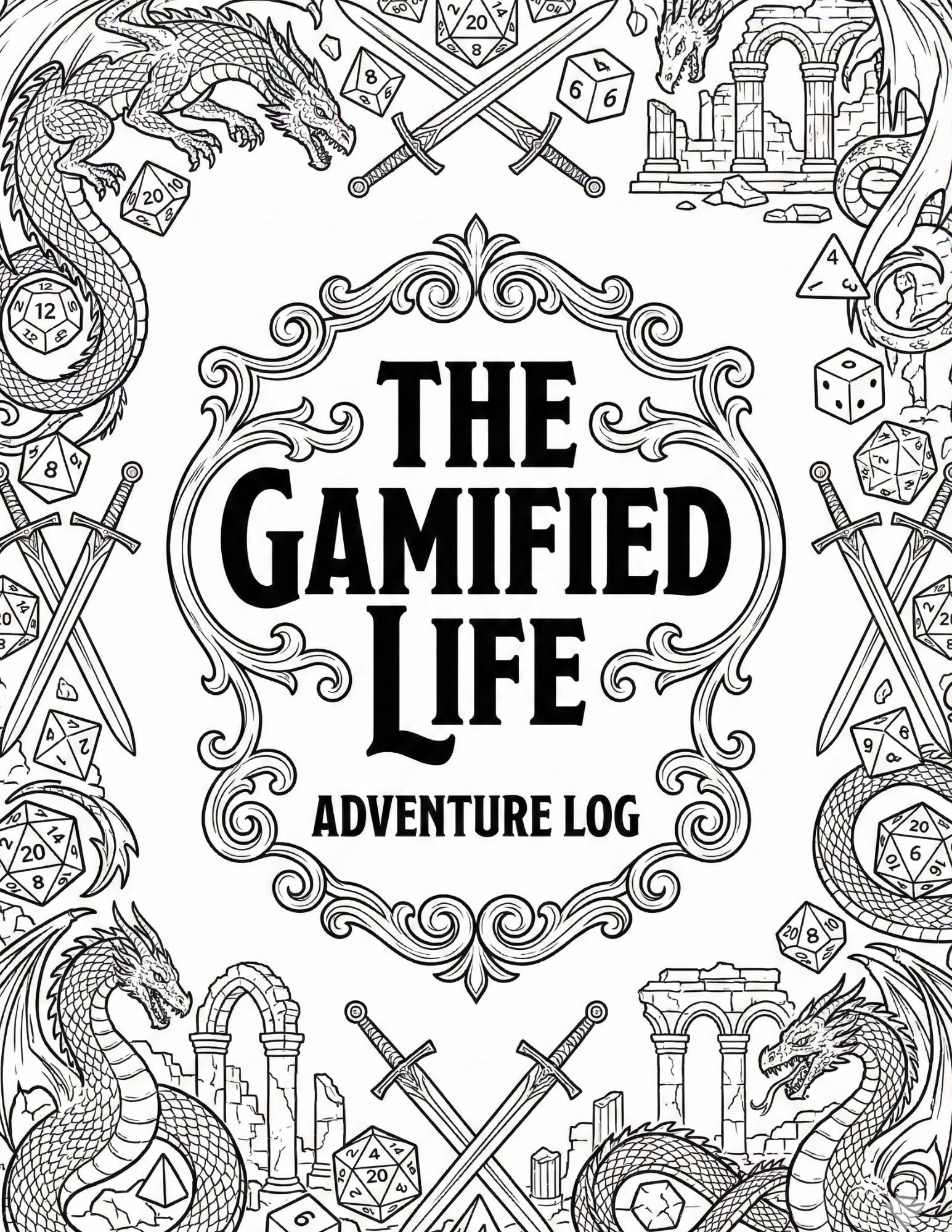Gamified Life Planner | ADHD Productivity Journal | RPG Quest Log PDF ...