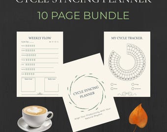 Cycle Syncing Planner | ADHD Productivity Tool | Menstrual Cycle Tracker | Hormone Health Journal | 4 Phases Guide
