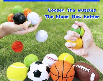 Giocattolo sensoriale ultra morbido, palline sportive morbide antistress, giocattolo antistress per alleviare l'ansia – perfetto per lavoro/scuola/ufficio, sollievo dallo stress