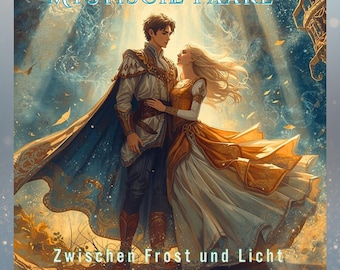 Parejas Místicas – Edición Invierno y Luz, Set de Pósteres de Paisajes (enero-junio), Arte Mural de Fantasía Romántica, Arte Digital de Descarga