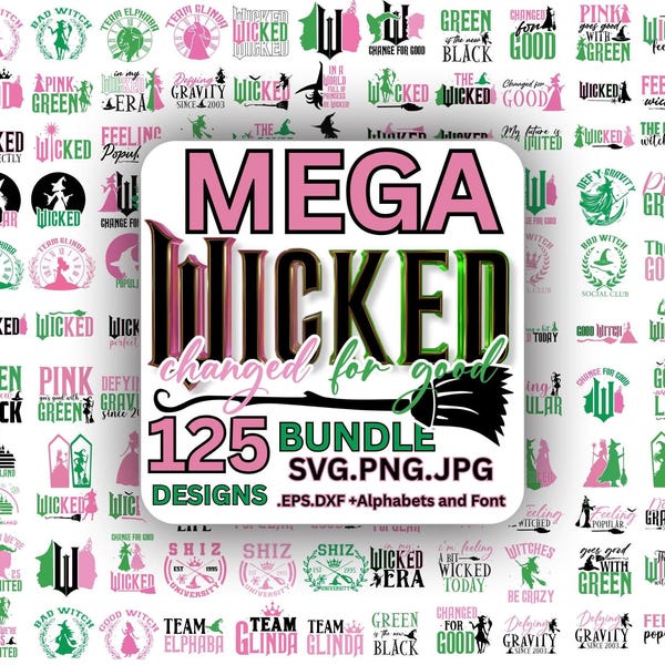 Wicked Logo Svg - Etsy UK