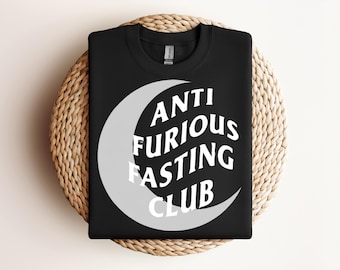 Camiseta del Club Anti Ayuno Furioso, regalo musulmán para el Eid, temática de Ramadán