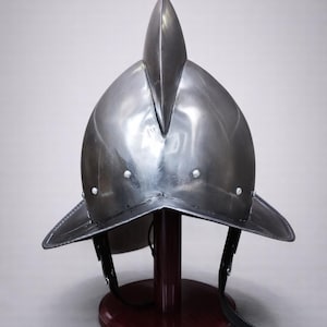 Rodrigo Morion Steel Helmet – Medieval Conquistador Armor | Gift for Collectors image 3