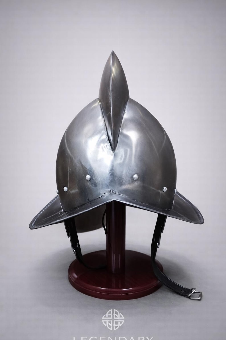 Rodrigo Morion Steel Helmet – Medieval Conquistador Armor | Gift for Collectors image 3