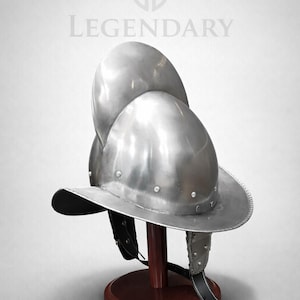 Rodrigo Morion Steel Helmet – Medieval Conquistador Armor | Gift for Collectors image 6