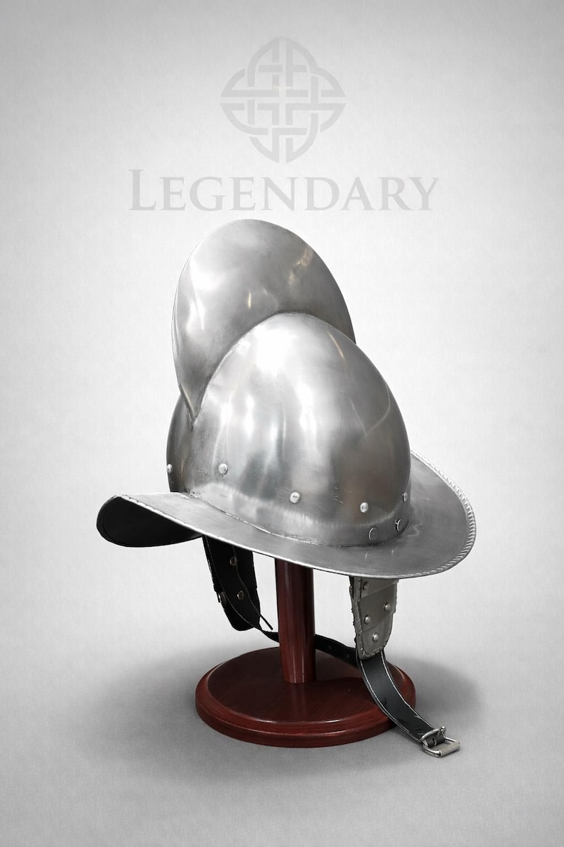 Rodrigo Morion Steel Helmet – Medieval Conquistador Armor | Gift for Collectors image 6