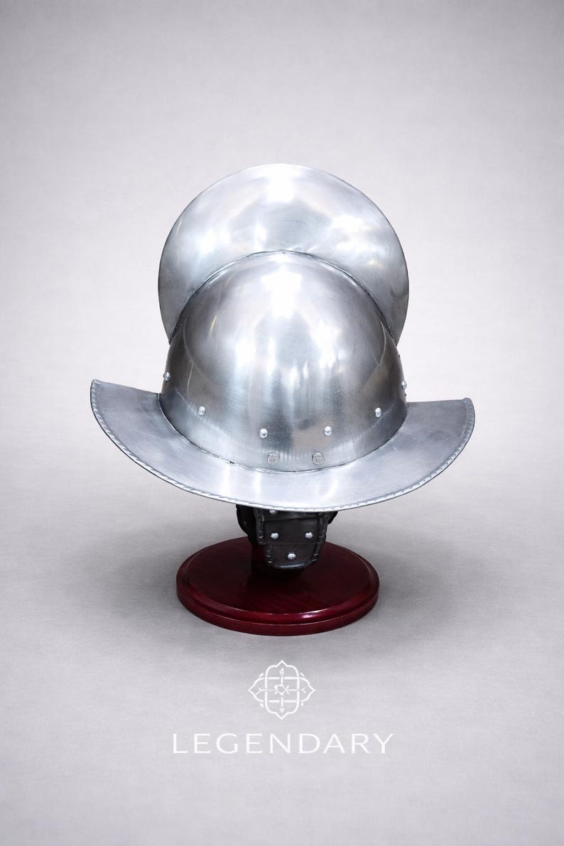 Rodrigo Morion Steel Helmet – Medieval Conquistador Armor | Gift for Collectors image 7