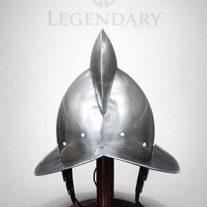 Rodrigo Morion Steel Helmet – Medieval Conquistador Armor | Gift for Collectors image 5