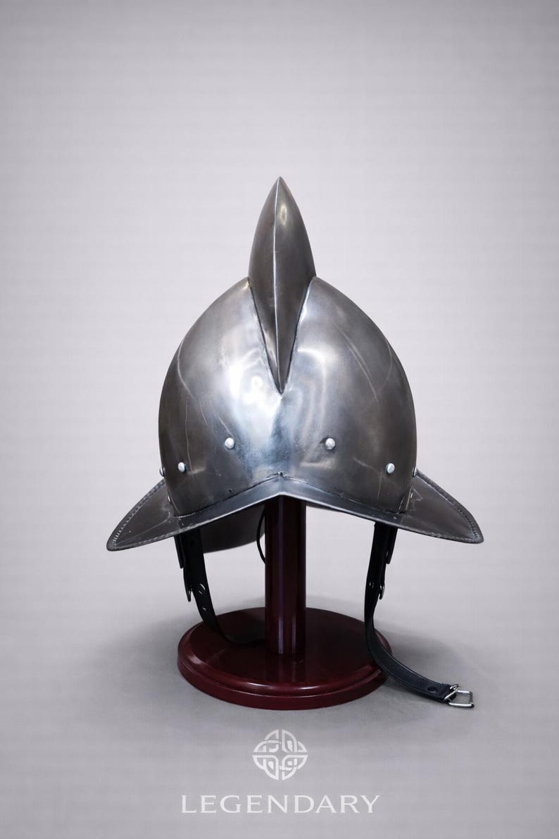 Rodrigo Morion Steel Helmet – Medieval Conquistador Armor | Gift for Collectors image 4