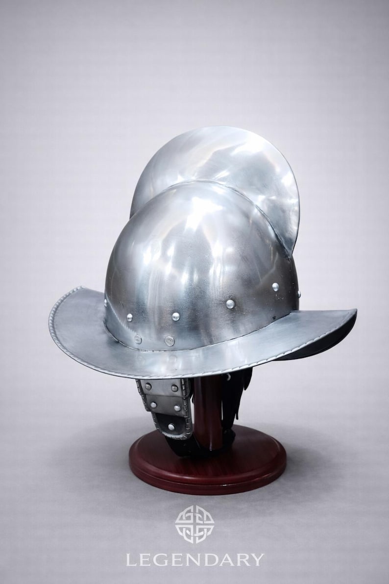 Rodrigo Morion Steel Helmet – Medieval Conquistador Armor | Gift for Collectors image 2