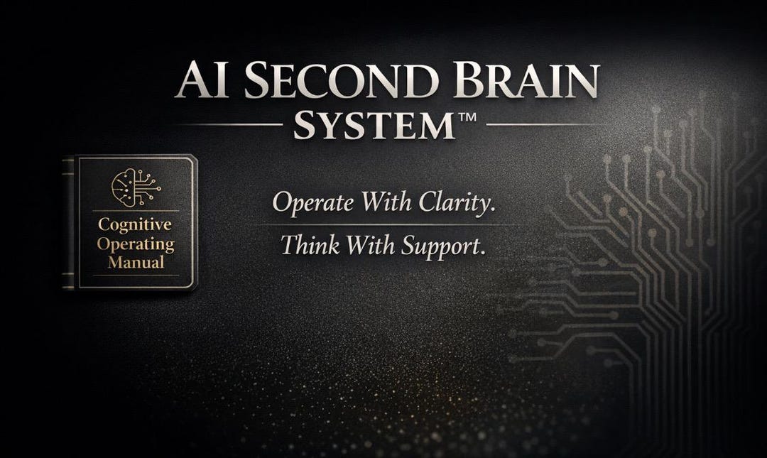 Operating System Brain AI Second Brain System™ | Cognitive Operating Manual (digital PDF ...