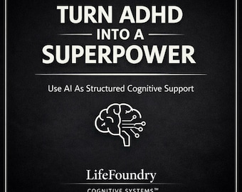 ADHD AI Guide with 240 Prompts | Productivity & Focus (Digital PDF)