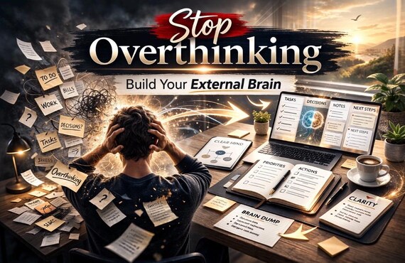 AI Second Brain Starter Kit | Brain Guide That Creates Mental Clarity and Reduces Overwhelm (Digital Download)