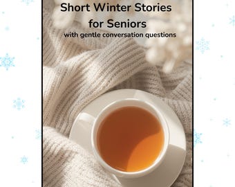 Winter Stories for Seniors, Dementia Activity Printable, Caregiver Resource (Digital Download)