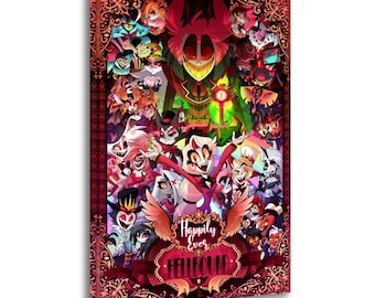 ハズビンホテル・ヴォックスのファンアートポスター - Etsy 日本