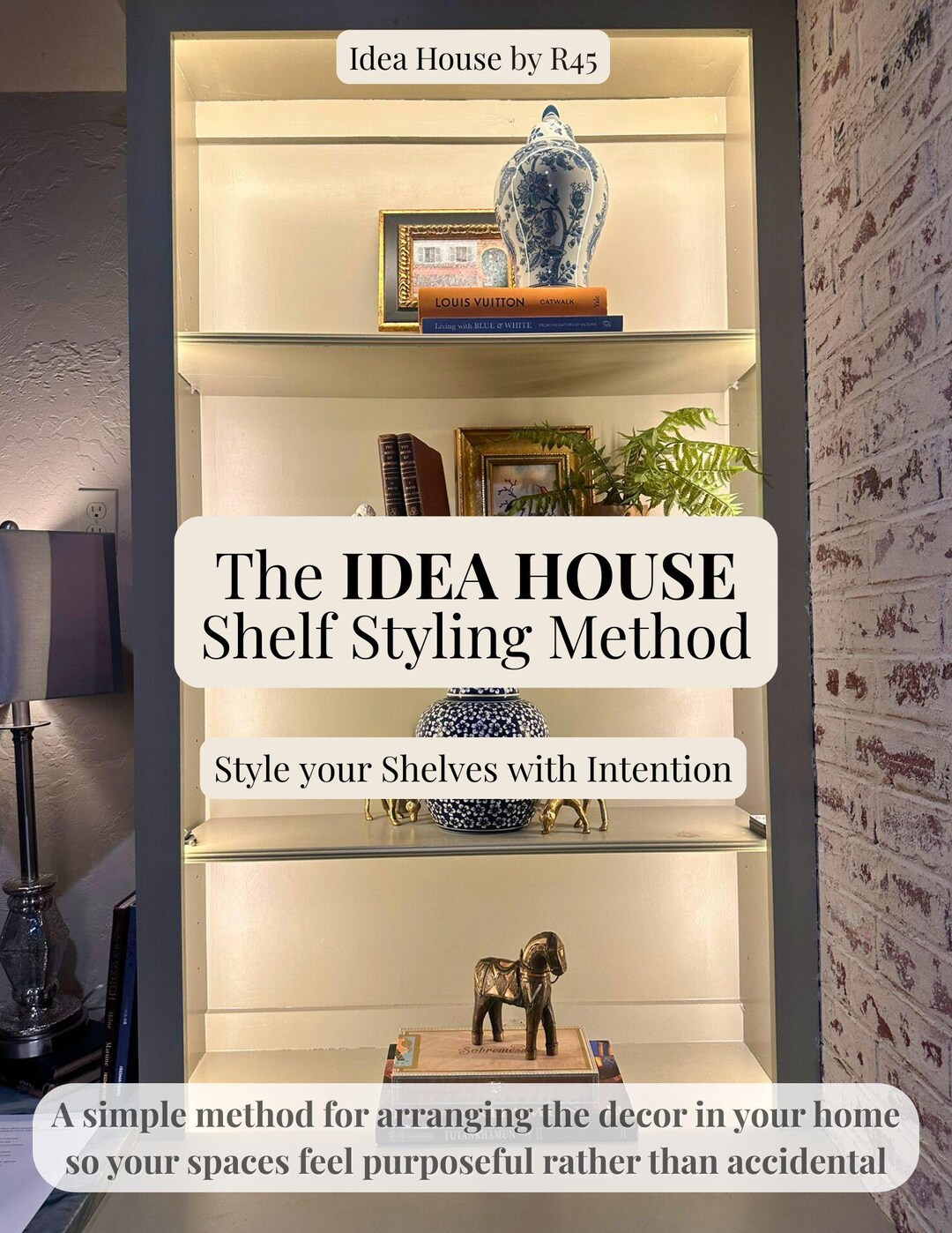 How to Style Bookshelves Guide | Bookshelf Styling Method | Decor ...
