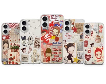 Yoshitomo Nara Phone Case | TPU Protective Art Cover for iPhone Samsung Pixel