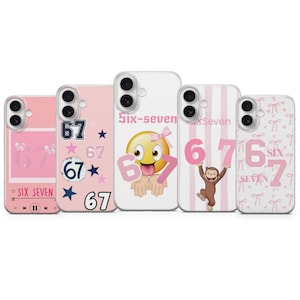 Six Seven Trend iPhone Case | 6 7 Hand Sign Phone Cover for iPhone Samsung & Pixel