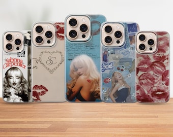 Sabrina Carpenter Fan Art Phone Case for iPhone, Samsung & Pixel