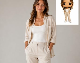 Custom 3D Printed Figurine, Paint Your Own Kit, Personalized Mini Me Figure