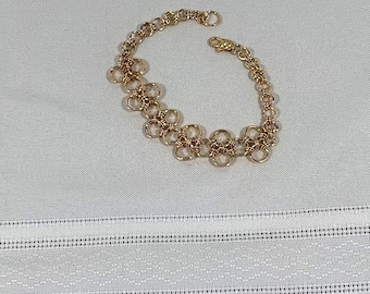 Gold Chainmail Bracelet