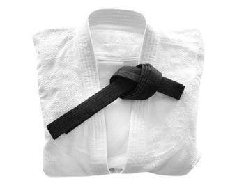 White Martial Arts Uniform With Belt - Karate suit