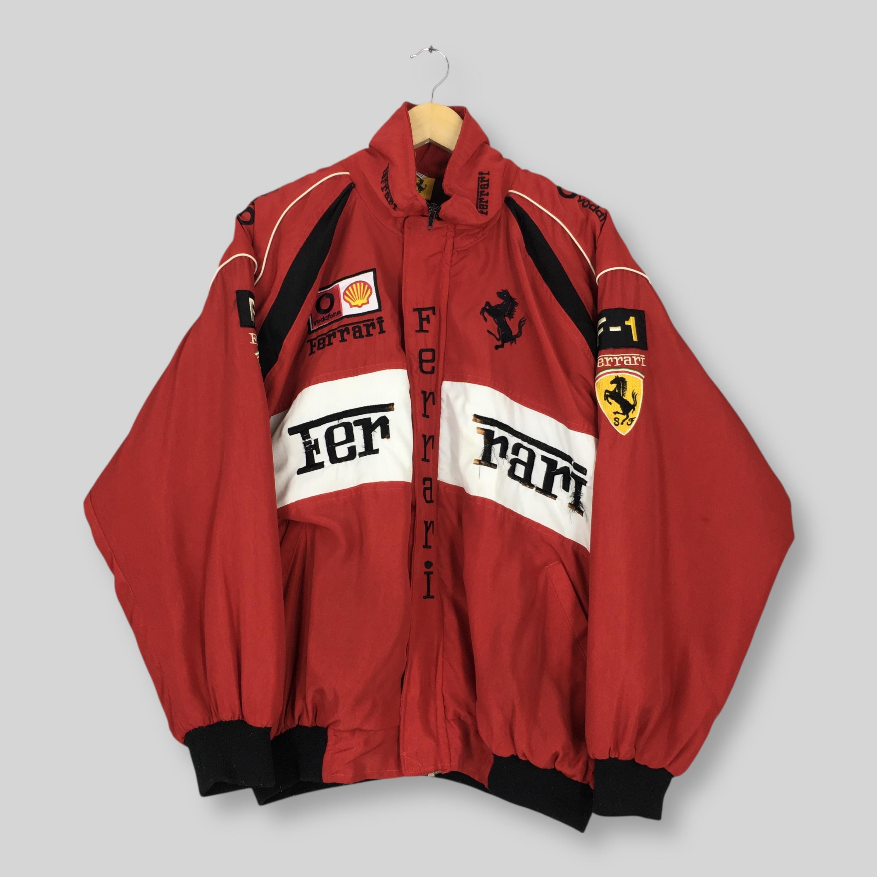 Vintage Ferrari Formula 1 Racing Jacket Xxlarge Ferrari Formula