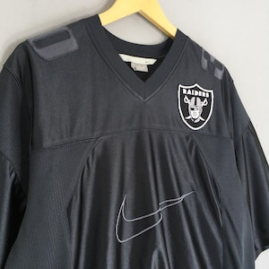 Camiseta negra vintage de manga corta extragrande con estampado de Nike Sportswear Street #30, camiseta de jugador de Nike Los Angeles Raiders NFL L imagen 3