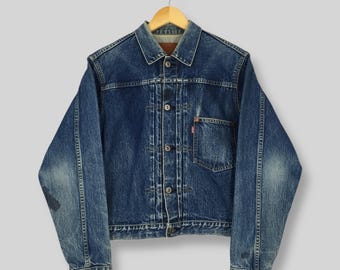 Vintage LEVI'S 507 Type 2 II Selvedge Denim Trucker Jacket Size 38