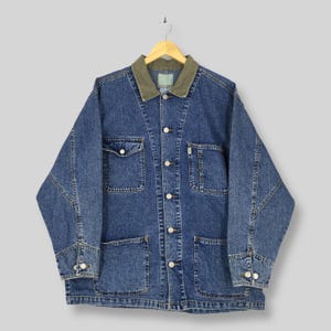 ESPRITデニム(リバーシブル)ジャケット　イタリア製 Esprit Denim Jacket - Etsy