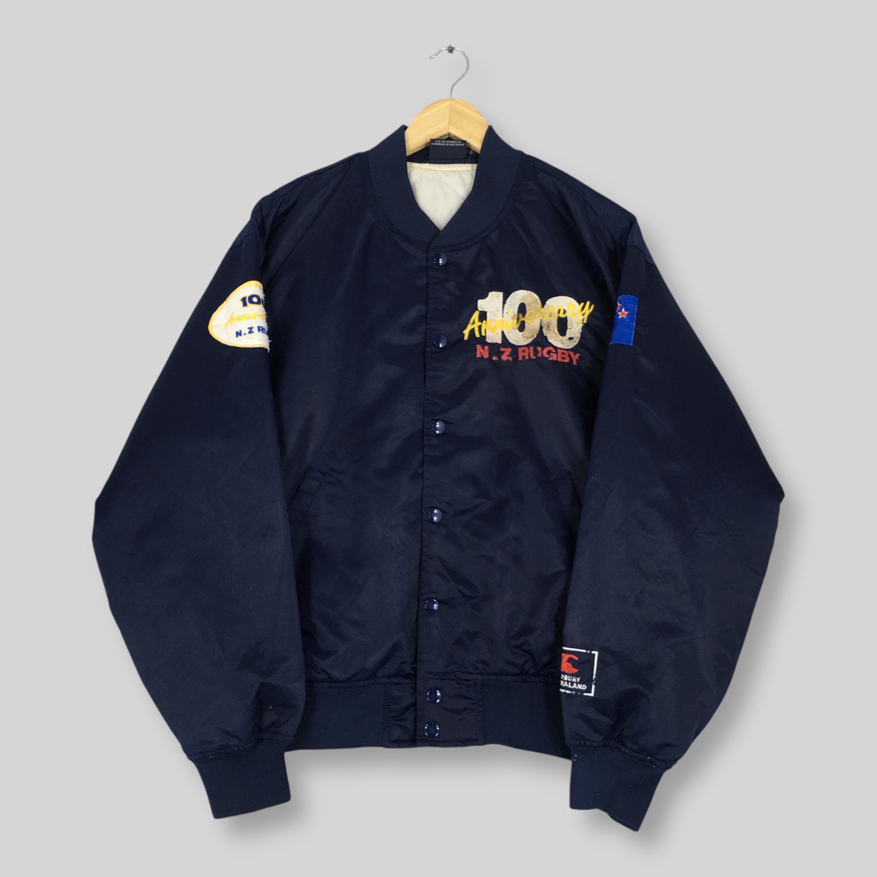 Vintage 90s Canterbury of New Zealand Varsity Jacket Medium 100th