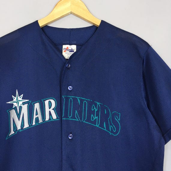 Vintage 1990s Seattle Mariners MLB Baseball Jersey Medium Seattle