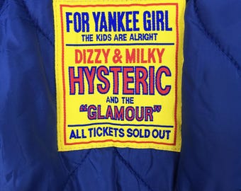 Vintage Hysteric Glamour Japan Bomber Jacket Medium Hysterics