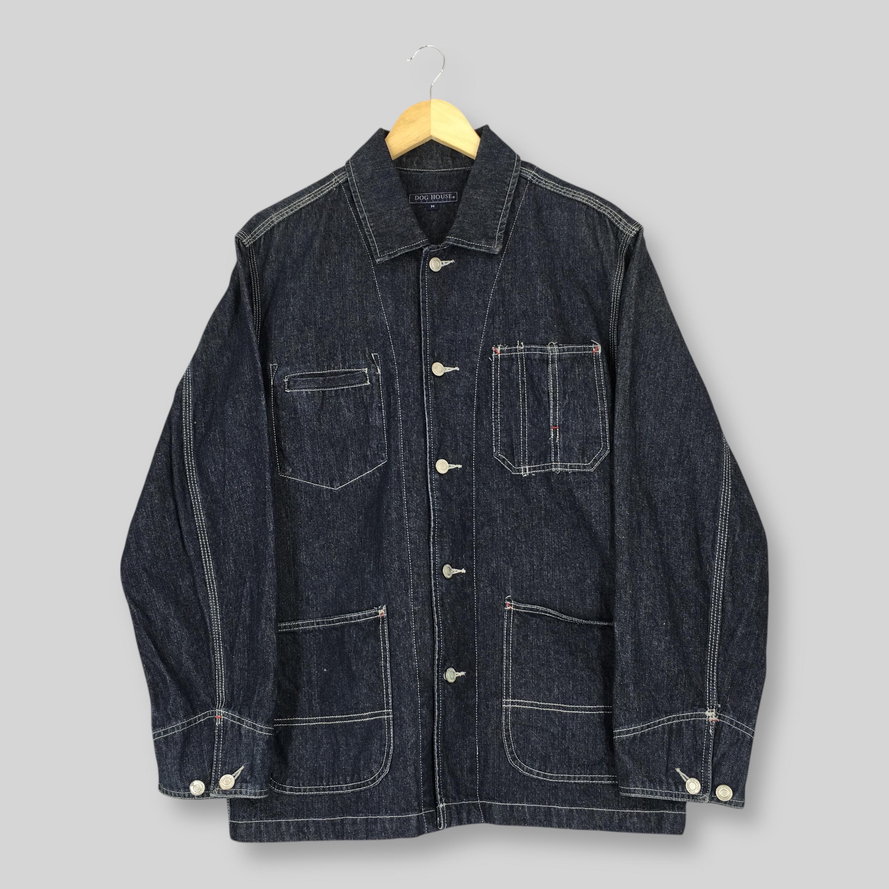 Vintage Dog House Denim Chore Workers Jacket Medium Dog House