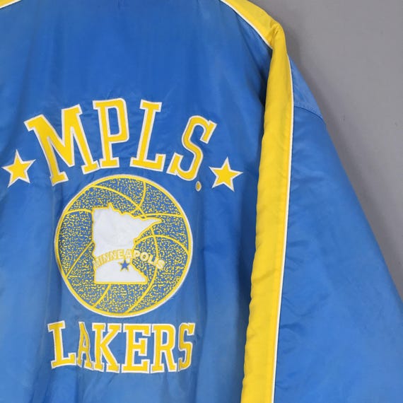 Vintage 90s Minneapolis Lakers NBA Varsity Jacket Xlarge Hardwood